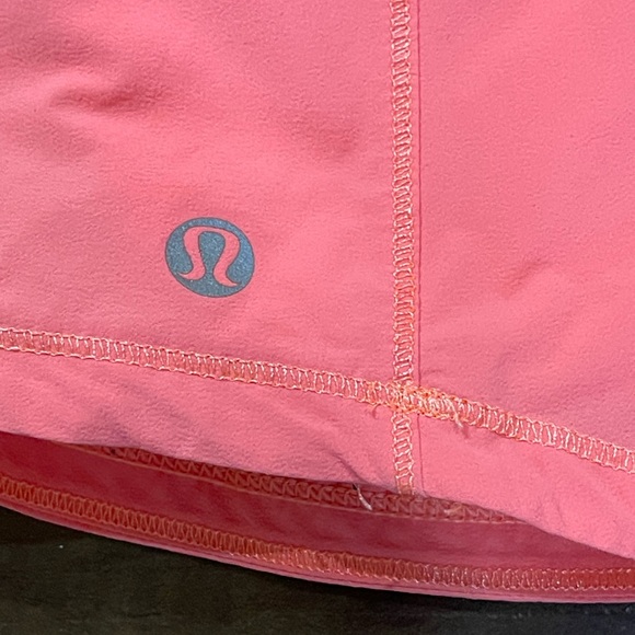 Lululemon Run: Pace Skirt Pop Orange/Bleached Coral/ Ocean Stripe Bleached Coral - Picture 5 of 7